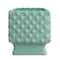 11&#x22; Mint Ceramic Hobnail Planter with Scalloped Edge